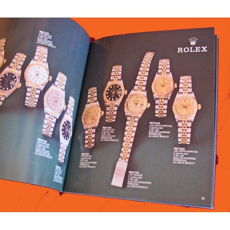 RARE LIVRET ANNEE 80 ROLEX OYSTER LADIES "OF TIME AND STYLE"