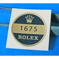 ROLEX CASE BACK STICKER 1675 for Rolex GMT MASTER VINTAGE GOODIES