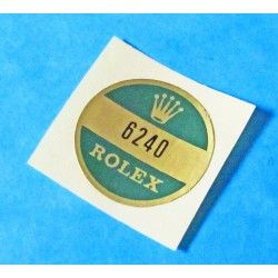 ROLEX CASE BACK STICKER DAYTONA 6240 PAUL NEWMAN for Rolex VINTAGE GOODIES