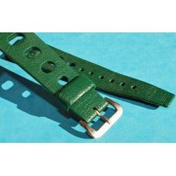 Vintage Genuine Collectible Swiss 22mm Tropic strap dive band big holes New Old Stock Ref 23322