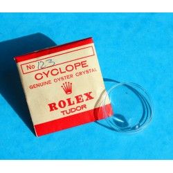 ROLEX TUDOR AUTHENTIQUE VERRE CYCLOPE HESALITE, PLEXIGLAS, PLASTIQUE DE MONTRES ref 7106, 7107, 7117, 7994, 7996, 9010