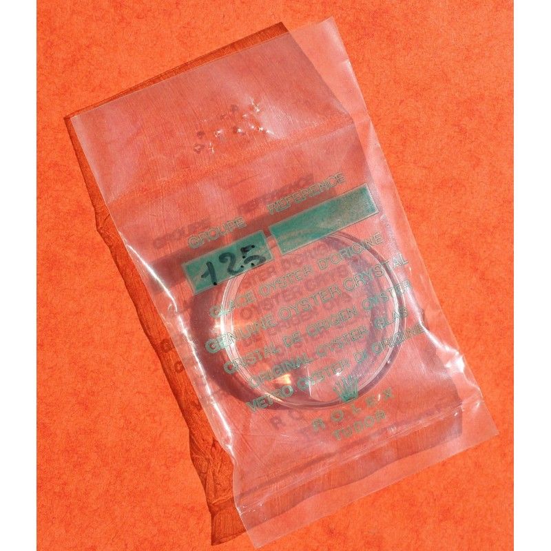 Rolex, Tudor watches Genuine Factory plexiglas Plastic Crystal with Magnifier Cyclop 125 fits 9011, 90110, 7109, 7021