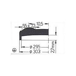 Rolex, Tudor watches Genuine Factory plexiglas Plastic Crystal with Magnifier Cyclop 125 fits 9011, 90110, 7109, 7021