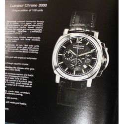 PANERAI OFFICINE CATALOGUE, LIVRET COLLECTION 1997-2003 MONTRES LUMINOR, RADIOMIR, SUBMERSIBLE, MARINA