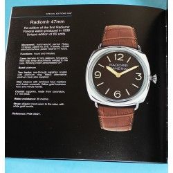 PANERAI OFFICINE CATALOGUE, LIVRET COLLECTION 1997-2003 MONTRES LUMINOR, RADIOMIR, SUBMERSIBLE, MARINA