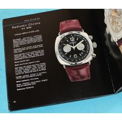 PANERAI OFFICINE CATALOGUE, LIVRET COLLECTION 1997-2003 MONTRES LUMINOR, RADIOMIR, SUBMERSIBLE, MARINA