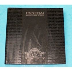 PANERAI OFFICINE CATALOGUE, LIVRET COLLECTION 1997-2003 MONTRES LUMINOR, RADIOMIR, SUBMERSIBLE, MARINA