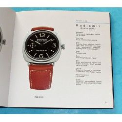 PANERAI OFFICINE CATALOGUE, LIVRET COLLECTION 1997-2003 MONTRES LUMINOR, RADIOMIR, SUBMERSIBLE, MARINA