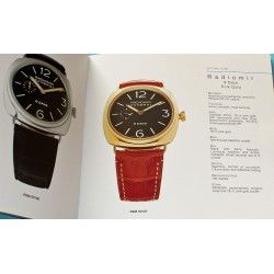 PANERAI OFFICINE CATALOGUE, LIVRET COLLECTION 1997-2003 MONTRES LUMINOR, RADIOMIR, SUBMERSIBLE, MARINA