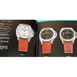 PANERAI OFFICINE CATALOGUE, LIVRET COLLECTION 1997-2003 MONTRES LUMINOR, RADIOMIR, SUBMERSIBLE, MARINA