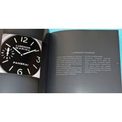 PANERAI OFFICINE CATALOGUE, LIVRET COLLECTION 1997-2003 MONTRES LUMINOR, RADIOMIR, SUBMERSIBLE, MARINA, ZEROGRAPH, MILITARE