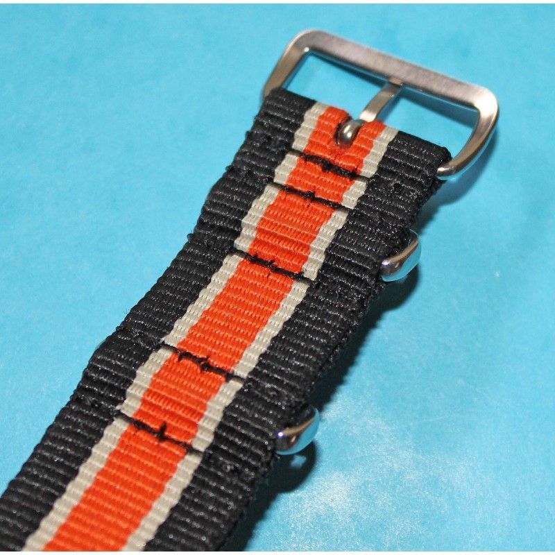 JAMES BOND KHAKI Nylon NATO WATCH BAND Strap Military G-10 BREITLING, IWC, ZENITH, PATEK, TAG HEUER, OMEGA