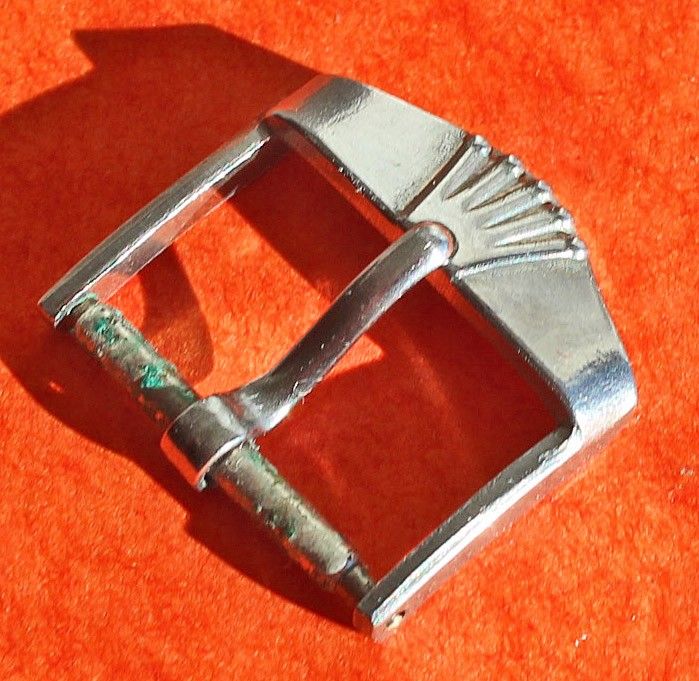 Rare Vintage Rolex 16mm Stainless Steel Buckle Straps 18mm Between Lugs Antique Bracelet Watch Clasp - 16mm Rolex Leather Watch Strap Rare Vintage Rolex 16mm Stainless Steel Buckle Straps 18mm Between Lugs Antique Bracelet Watch Clasp - 16mm Rolex Leather Watch Strap
