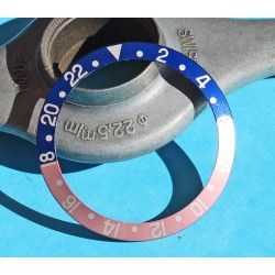 Rolex GMT Master watch Faded Fat Font Serifs PEPSI Blue & Red color S/S 16700, 16710, 16760 Bezel 24H Insert Part