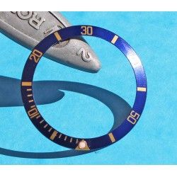 Rolex Mint Submariner Date 18k Gold & 16613, 16803, 16808, 16618 Luminous Watch Bezel Blue Insert Graduated