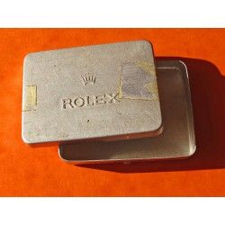 Boite métallique horlogère ancienne de Rolex