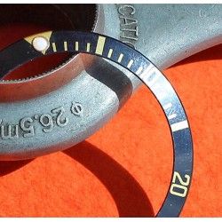 Rolex 90's Faded Blue Black color Submariner Date Tutone 16803, 16613, 16808, 16618 Watch Bezel Graduated Insert Part