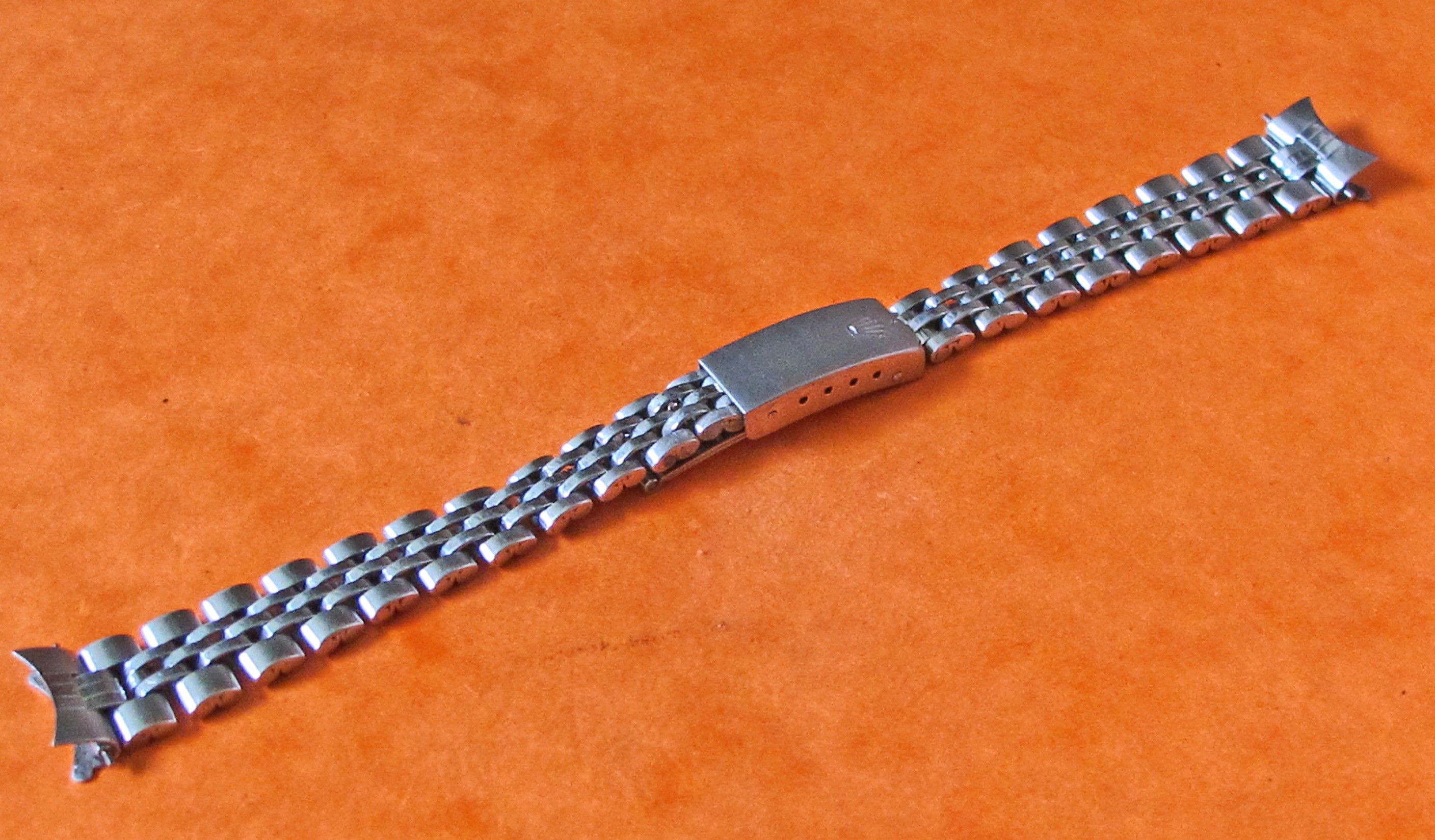 rolex stainless steel jubilee bracelet
