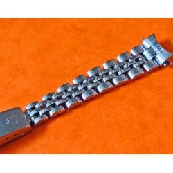 Authentic folded link Ladies Womens Rolex Stainless Steel Jubilee Bracelet Watch Band 13mm