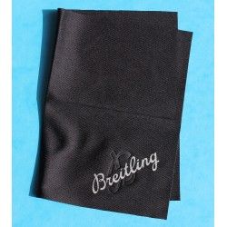 RARE BLACK BREITLING WATCH BOX CLOTH TISSU COATING POLISHING MICROFIBER NAVITIMER, COCKPIT, CHRONOLINER, CHRONOMAT, MONTBRILLANT