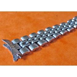 Authentic folded link Ladies Womens Rolex Stainless Steel Jubilee Bracelet Watch Band 13mm