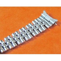 Authentic folded link Ladies Womens Rolex Stainless Steel Jubilee Bracelet Watch Band 13mm