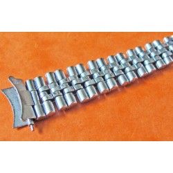 Authentic folded link Ladies Womens Rolex Stainless Steel Jubilee Bracelet Watch Band 13mm