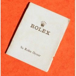 Rolex 1969 Collector livret, montres vintages Booklet "Su Rolex Oyster" Espagnol  5513, 1680, 1675, 6263, 1016