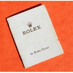 Vintage Rolex Booklet manual watch "Su Rolex Oyster" 1980 Spanish - 5513, 1680, 1675, 6263, 16800