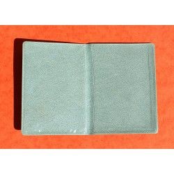 VINTAGE PORTEFEUILLE PASSEPORT PORTE CARTES ROLEX PLASTIQUE VERT