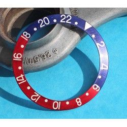 Rolex Ultra Faded GMT Master 1675, 16750, 16753, 16758 Pepsi Blue & Red color Bezel Watch Insert Part 24H