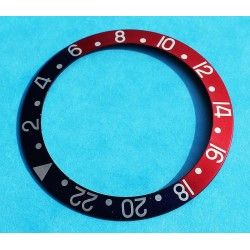Rolex Ultra Faded GMT Master 1675, 16750, 16753, 16758 Pepsi Blue & Red color Bezel Watch Insert Part 24H
