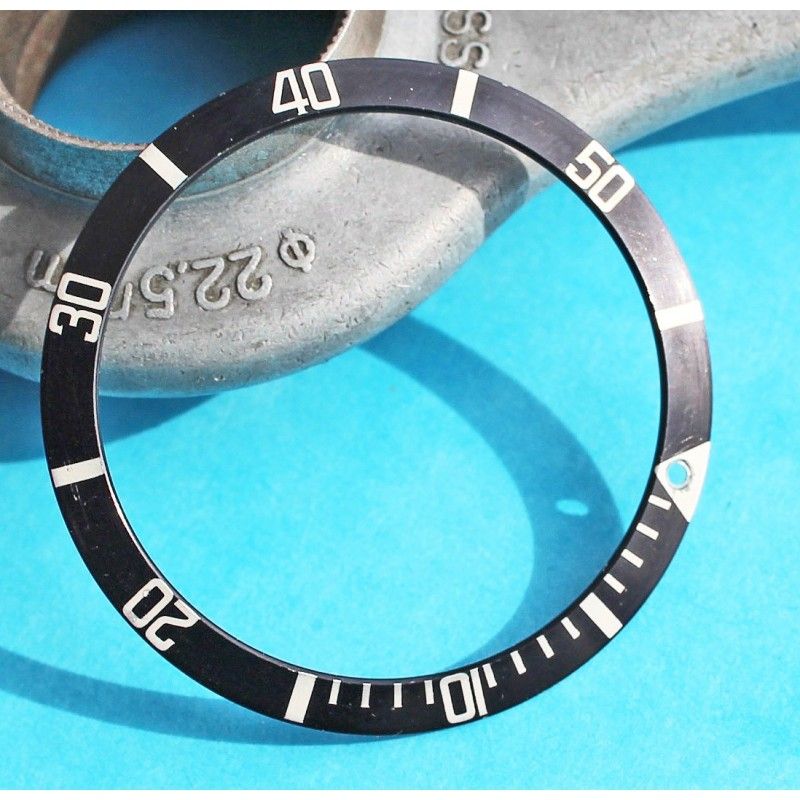 Rolex & Tudor Dark Used Fat Font bezel insert Submariner 5513, 5512, 5510, 1680, Sea-Dweller 1665, 6538, 6536 watches