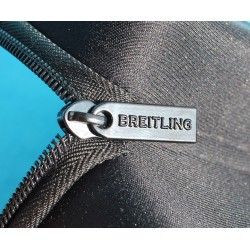 Breitling Genuine Watch Case Storage Travel Pouch Kit Black Zippered Excellent