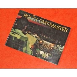 ROLEX 2002 COLLECTIBLE GMT MASTER MENS WATCHES BOOKLET, MANUAL GMT MASTER II 16710, 16713, 16718