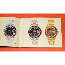 ROLEX 2002 COLLECTIBLE GMT MASTER MENS WATCHES BOOKLET, MANUAL GMT MASTER II 16710, 16713, 16718