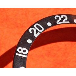 Rolex GMT Master All Black watch Black color S/S 16700, 16710, 16760 Bezel 24H Insert Part