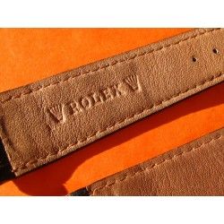 BRACELET CUIR NOIR ROLEX 20mm