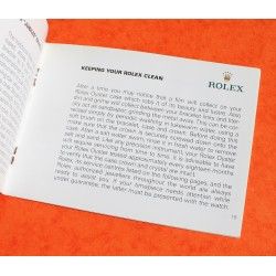 RARE LIVRET, MANUEL, NOTICE MONTRES ROLEX "YOUR ROLEX OYSTER" 2006 EN CHINOIS