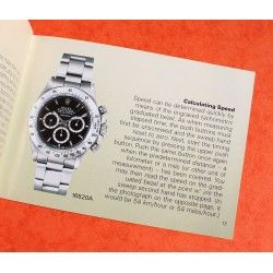 1988 Vintage Rolex 16523 16520 Daytona Cosmograph Manual Booklet 