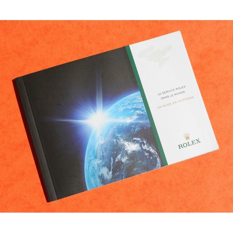 BRAND NEW ROLEX MODERN BROCHURE SERVICE FACTORY 10 STEPS BOOKLET SUBMARINER, GMT, DAYTONA, EXPLORER WATCHES