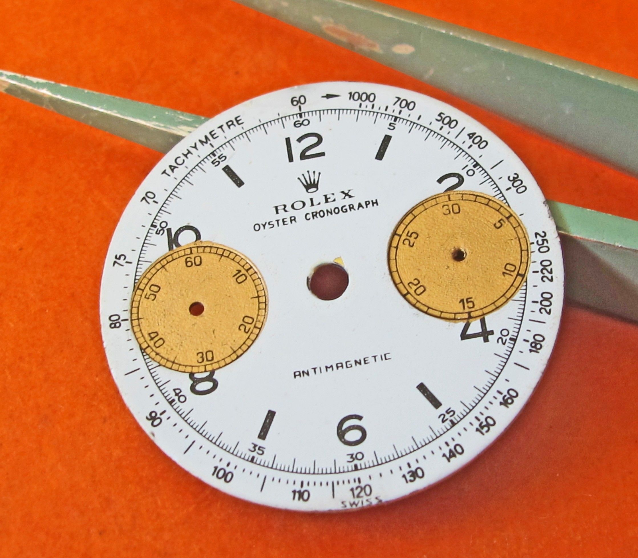 ANTIMAGNETIC CHRONOGRAPH DIAL1940'S