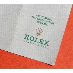 ROLEX 1987-1988 VINTAGE PAPER CERTIFICAT WARRANTY OYSTER DATEJUST 16013 WATCHES, Ref 564.06.75.6.87