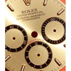 PRISTINE ROLEX 16523, 16528 18K GOLD COSMOGRAPH DAYTONA DIAL EL PRIMERO ZENITH CAL 4030