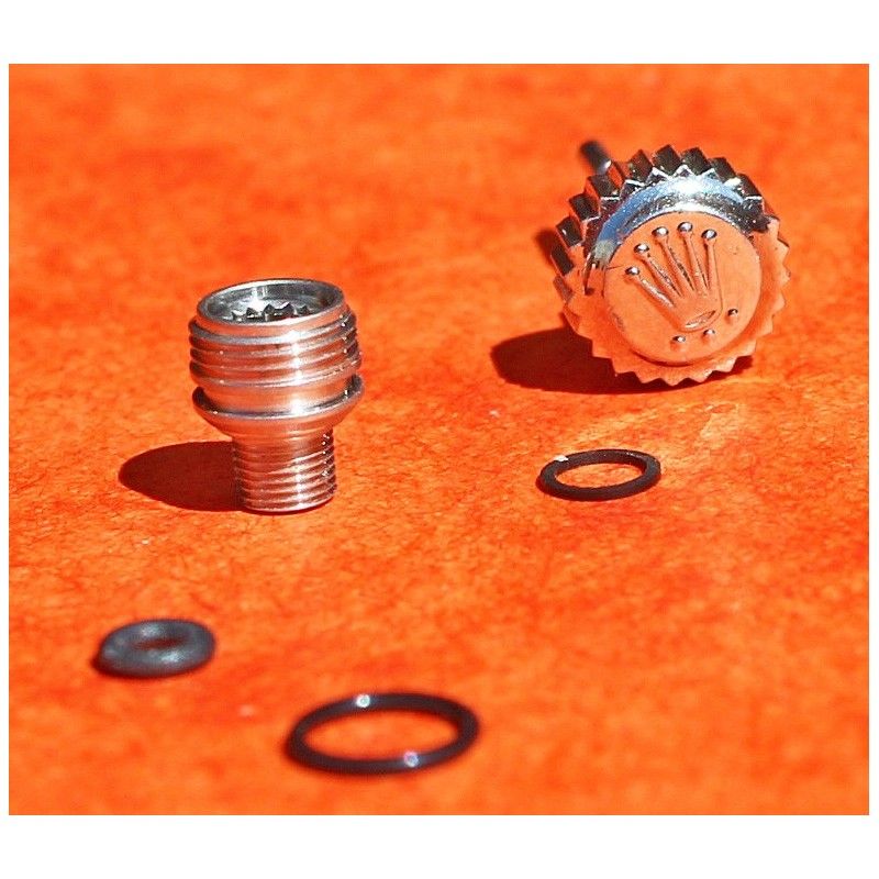 Rolex Rare Couronne "702" 7mm +Tube de montre Submariner Submariner 5512, 5513, 1680, 1665 & Daytona 6263, 6265