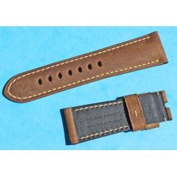 Brown italian vachetta leather strap for Panerai HDPAM14 - HDSTRAPS