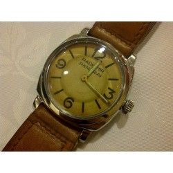 PANERAI OFFICINE VINTAGE 1995 AUTHENTIQUE BRACELET CUIR BEIGE 24mm MONTRES LUMINOR, RADIOMIR, MARINA PAM