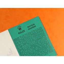 Genuine Vintage Rolex Service Guarantee from a Concessionaire