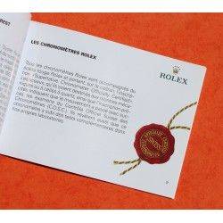 2005 FRENCH GENUINE ROLEX OYSTER BOOKLET BROCHURE PAMPHLET VOTRE ROLEX OYSTER