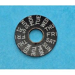ETA Rare Silver Date Disc Indicator Black arabic numbers Ø23mm